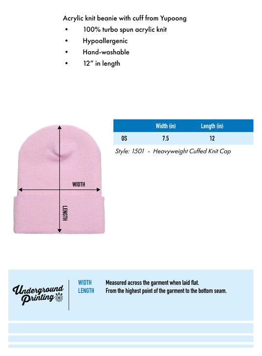 Size Chart For 1501