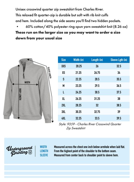 Size Chart For 9359