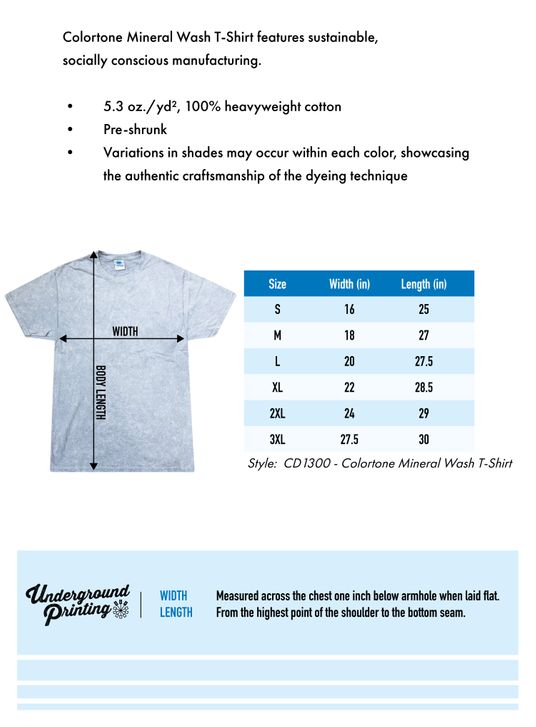 Size Chart For CD1300