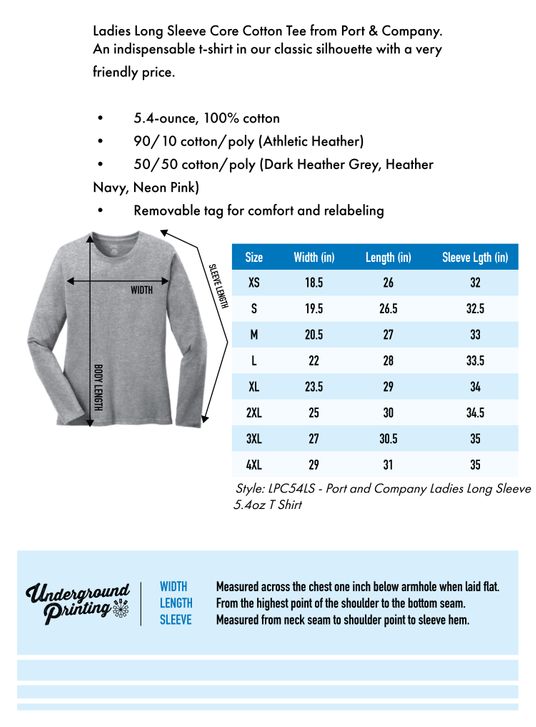 Size Chart For LPC54LS