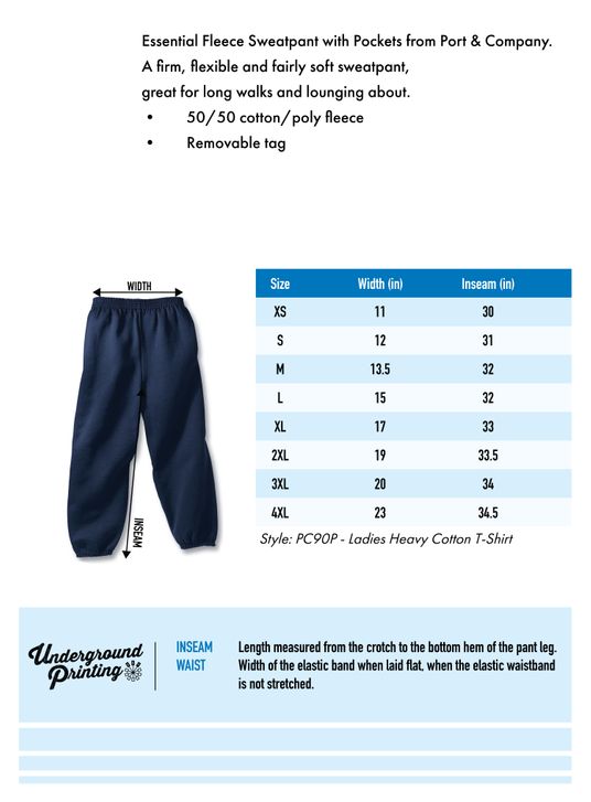 Size Chart For PC90P