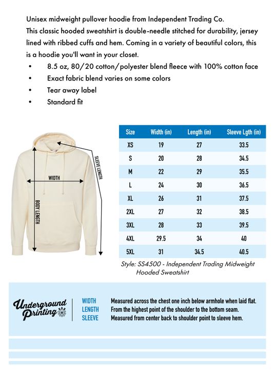 Size Chart For SS4500